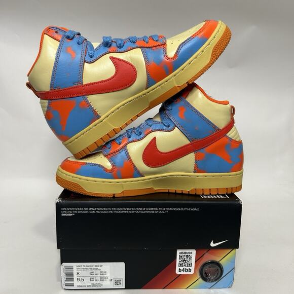 Nike Dunk High 1985 SP “Safety Orange/ Team Orange” - Picture 3 of 6